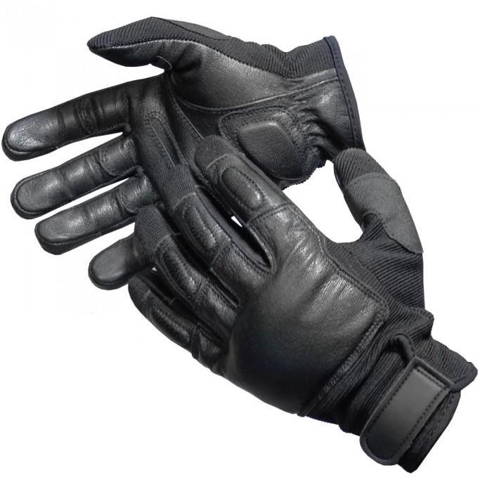 Police Force Tactical Steel Shot Leather Sap Gloves (L-XL)